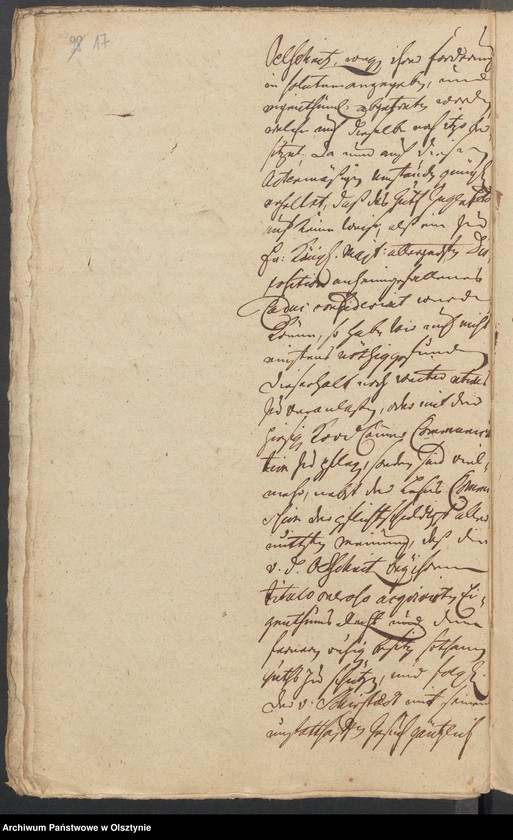 image.from.unit.number "In S. [Sachen] George Wilhelm von Schierstaedt auff Schildeck [Szyldak] wegen des Güttchens Gugenfeldt [Smolonek]"