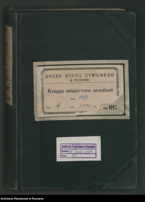 Obraz 2 z jednostki "Księga urodzeń t. IV"