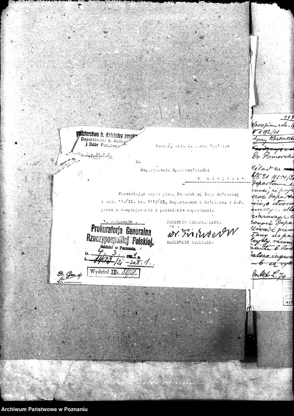 Obraz 13 z jednostki "[Projekty ustaw i rozporządzeń do Sejmu Ustawodawczego]"