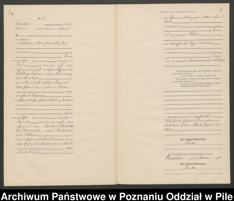 Obraz 7 z jednostki "Księga małżeństw"