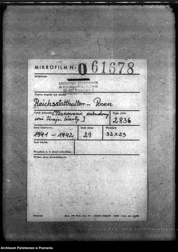 Obraz 2 z jednostki "Planowanie zabudowy wsi Kraju Warty"