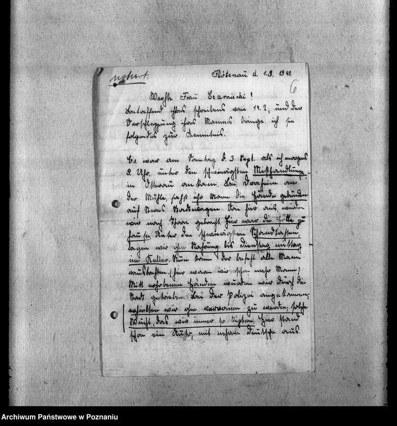 Obraz 10 z jednostki "Korespondencja w sprawie miejscowych Niemców, którzy zginęli w 1939 roku"