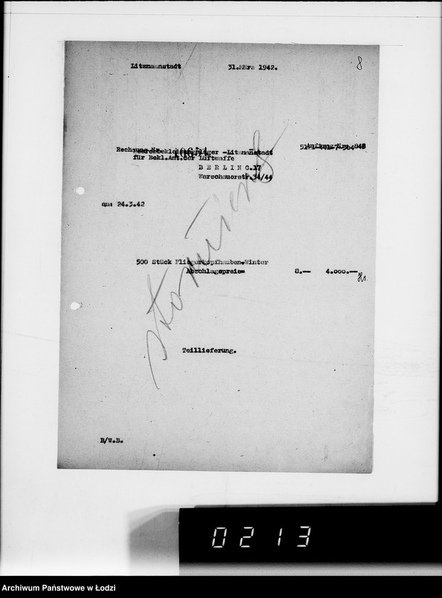 Obraz 12 z jednostki "441 Fliegerhauben Winter. Auslieferung"