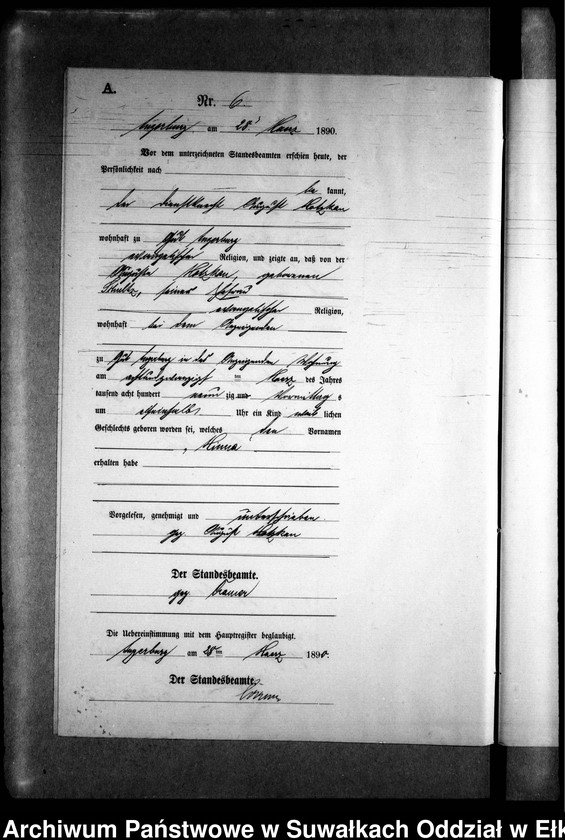 image.from.unit.number "Geburts-Neben-Register des Preussischen Standes-Amtes Kehlen Kreis Angerburg"