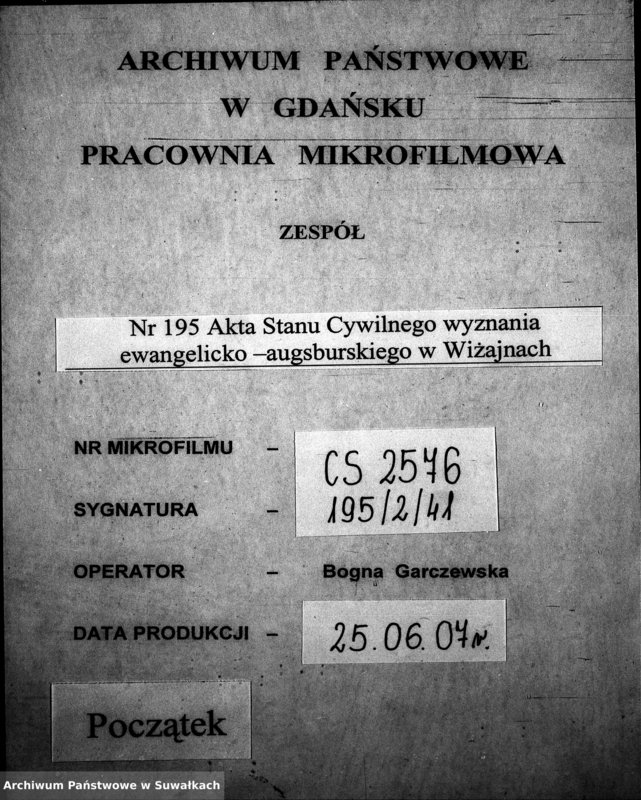 image.from.unit.number "Dokumenty k aktom o brakosočetaniu po Vižajnskomu Evangelicko-Luteranskomu prichodu za 1887 god"