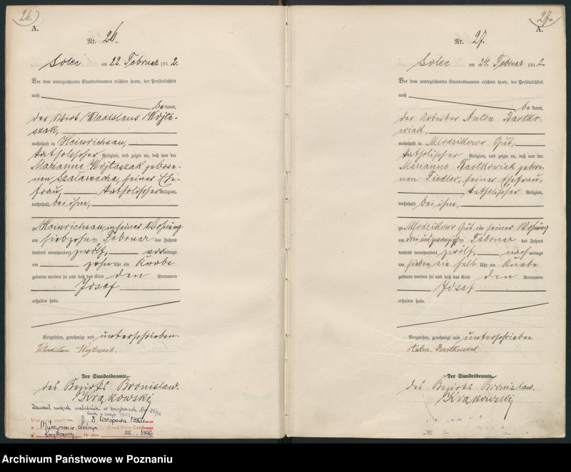 Obraz 16 z jednostki "Geburts-Haupt-Register"