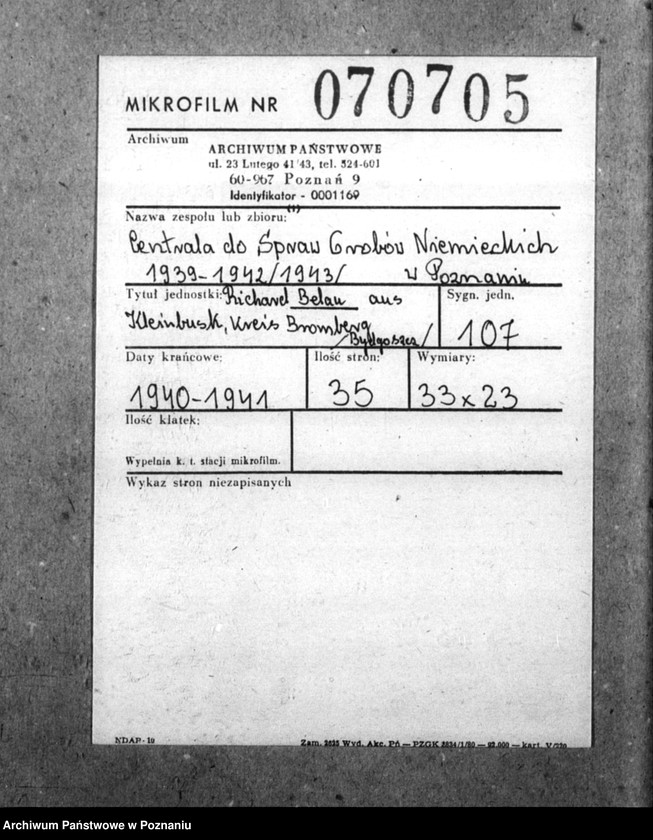 Obraz 2 z jednostki "Richard Belan aus Kleinlonsk, Kreis Bromberg (Bydgoszcz)"