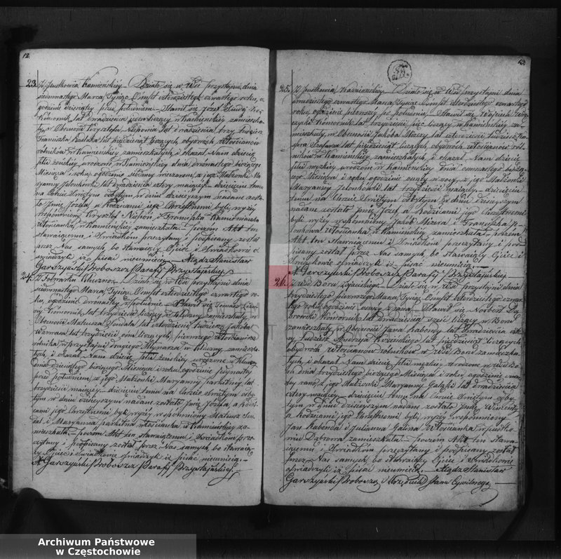 image.from.unit.number "Księga duplikat [akt] urodzonych, zaślubionych i zmarłych Parafii Przystajń z roku 1844"