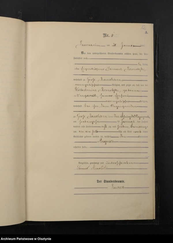 image.from.unit.number "Geburts-Haupt-Register Nr 1 - 303"