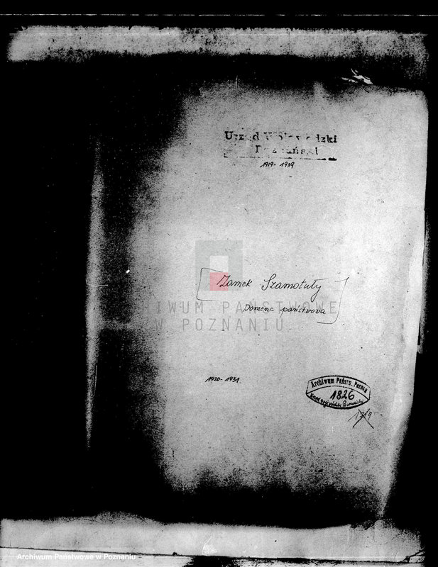 Obraz 4 z jednostki "Czynsze dzierżawne majątku państwowego Szamotuły-Zamek"