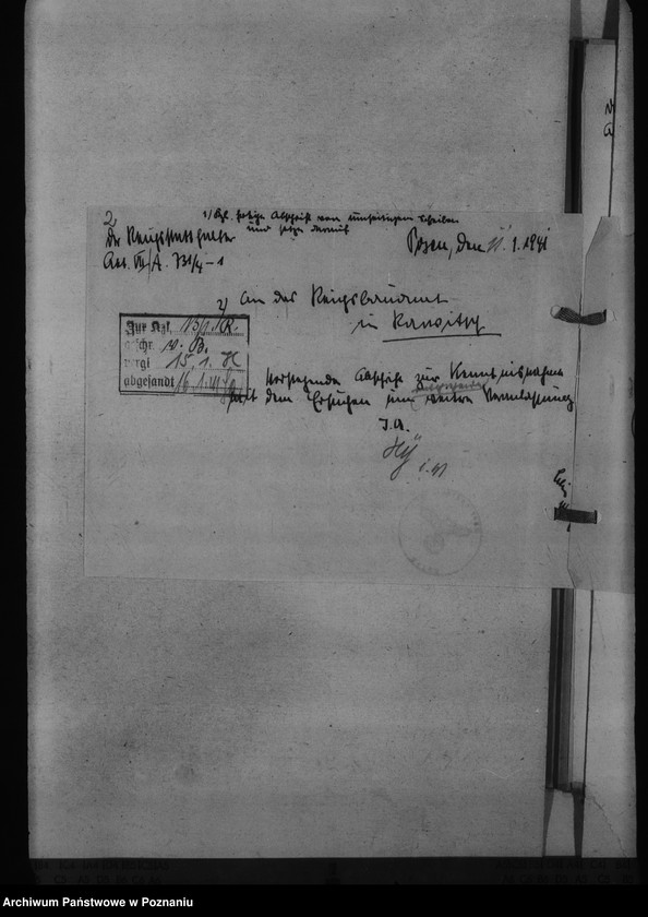 Obraz 6 z jednostki "Amtsgericht Schmückert - Bojanowo"