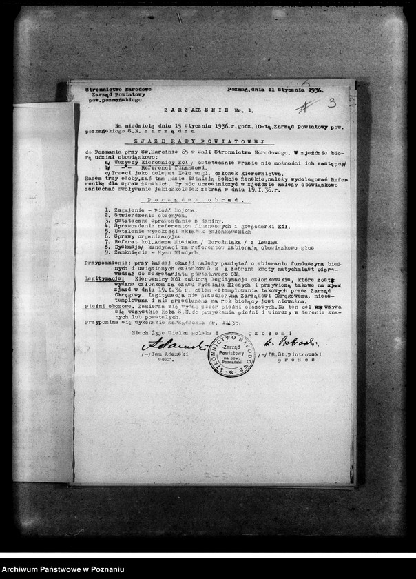 Obraz 6 z jednostki "Zarządzenia i okólniki Zarządu Głównego, Okręgowego i Powiatowego w Poznaniu"
