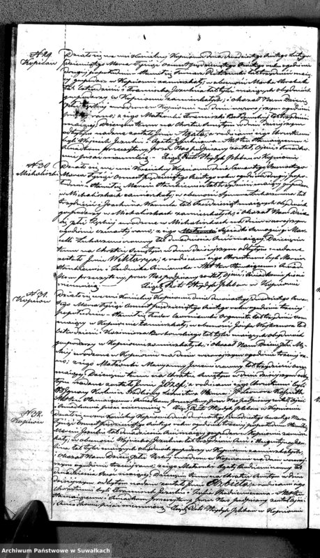 Obraz 13 z jednostki "Duplikat Parafii Kopciowo 1856"