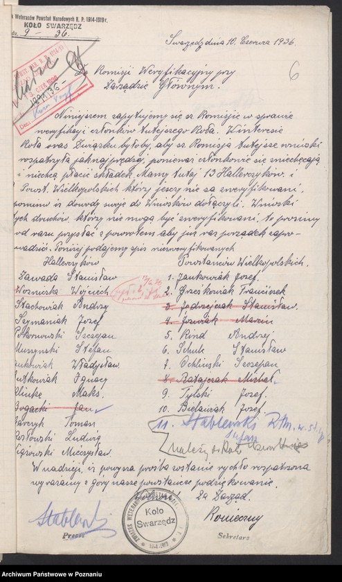Obraz 9 z jednostki "Swarzędz, powiat Poznań - akta koła."