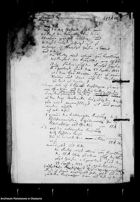 image.from.unit.number "/Prozess- Akten in Sachen des Kaufmanns Dembowski in Angerburg gegen den Gf. Lehndorff u. Genossen wegen Nichterfüllung des Kontrakts/"
