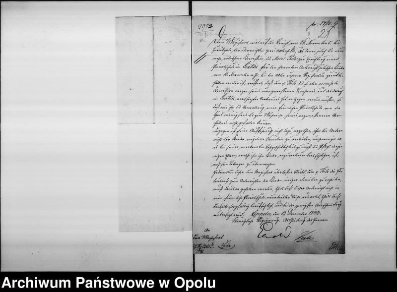 Obraz 19 z jednostki "Acta des Magistrats zu Oppeln betreffend: die Ertheilung von Concessionen an jüdische Privatlehrer de Anno 1842"