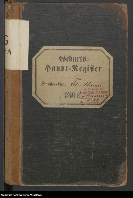 image.from.unit.number "Księga urodzeń USC Mieroszów (Friedland) 1894"