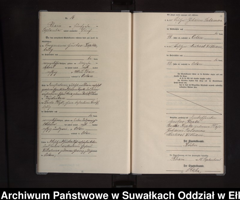 image.from.unit.number "Heirats-Neben-Register des Königlichen Preussischen Standes-Amtes Orlen Kreis Lötzen"