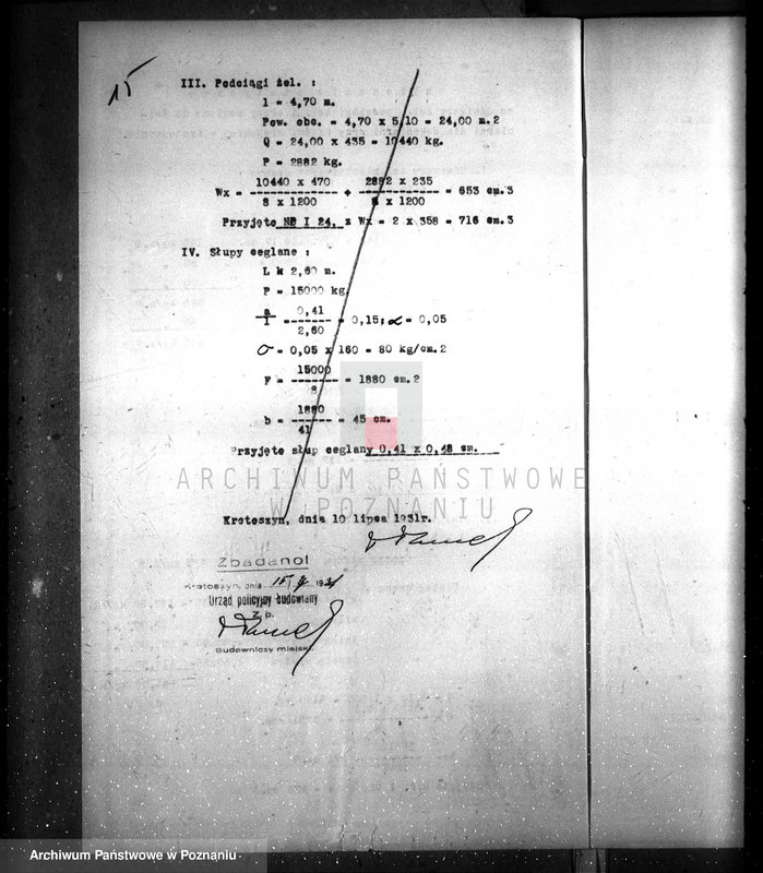 image.from.unit.number "Zatwierdzenie projektu zakładu przemysłowego /Rzeźni/ nr 460 własność Magistratu m. Krotoszyna"