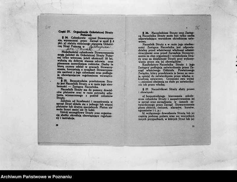 Obraz 19 z jednostki "/Stowarzyszenie ochotniczej straży pożarnej powiatu poznańskiego/ litery od B-J"