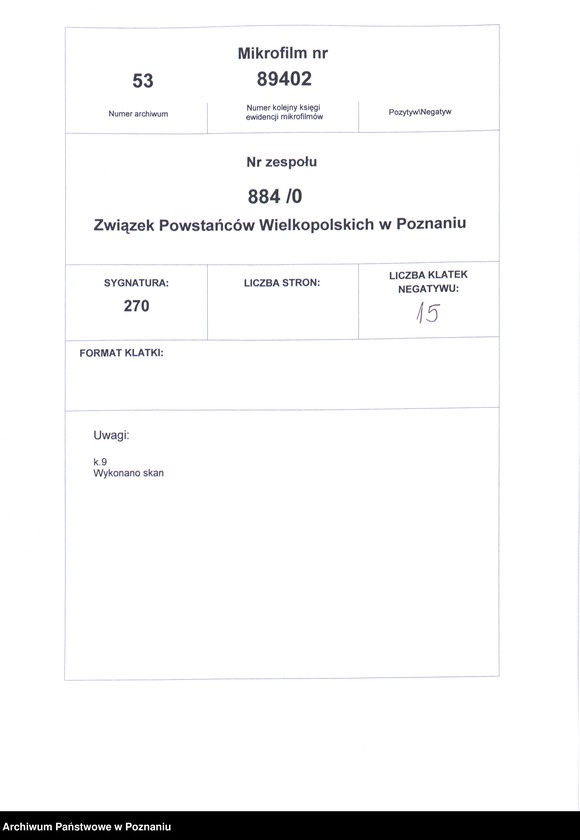 Obraz 14 z jednostki "Ławica wieś, powiat Poznań - akta koła."