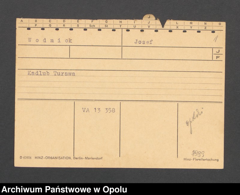 Obraz 3 z jednostki "[Wodniok Josef, Kadlub Turawa]"