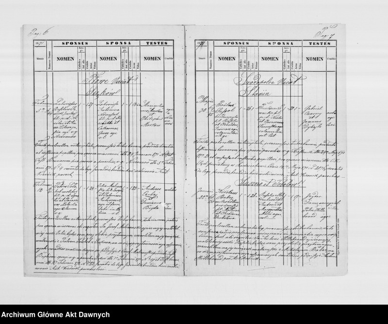 image.from.unit.number "Parafia: Radziechów. Dekanat: Busk. Kopie z ksiąg metrykalnych ur., śl., zg. dla całej parafii (miasto Radziechów i wsie)."