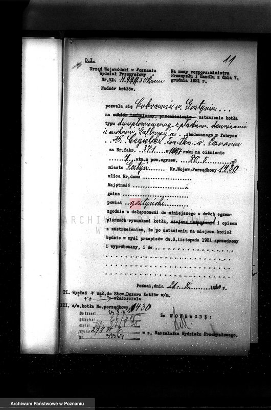 Obraz 19 z jednostki "Cukrownia w Gostyniu nr woj. kotła 1924"