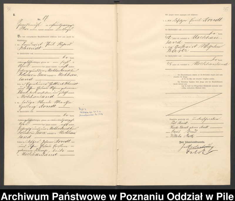 image.from.unit.number "Księga małżeństw"