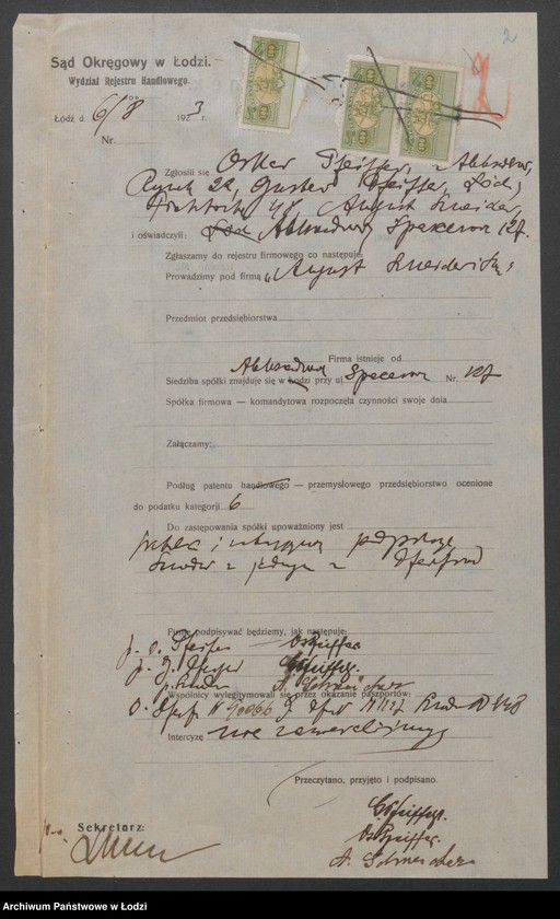 Obraz 4 z jednostki "August Sznajder i S-ka – prowadzenie młyna parowego"