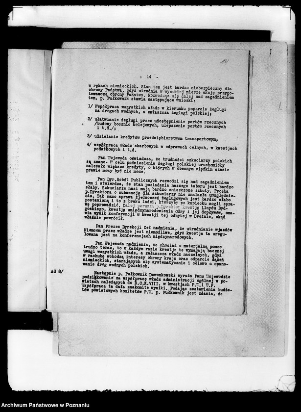 Obraz 18 z jednostki "Protokoły z zebrań periodycznych władz i urzędów II instancji"