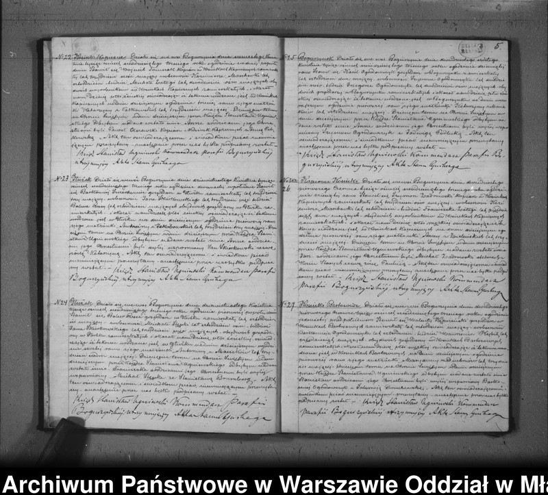 Obraz 7 z jednostki "Księga urodzeń, małżeństw i zgonów"