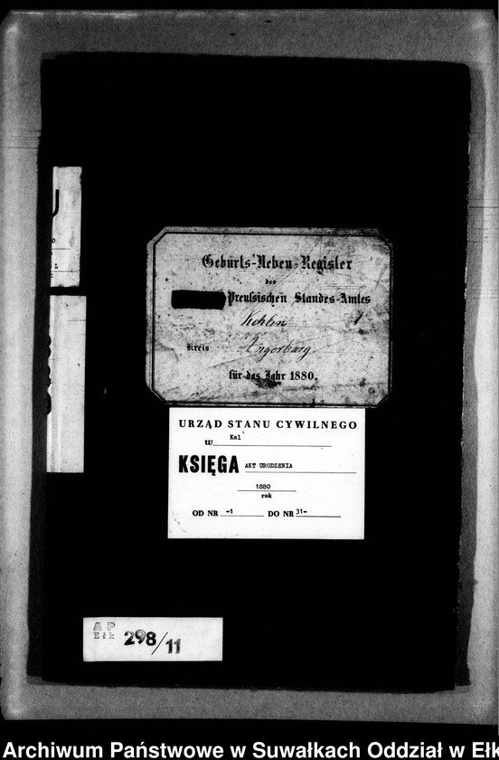 image.from.unit.number "Geburts-Neben-Register des Preussischen Standes-Amtes Kehlen Kreis Angerburg"