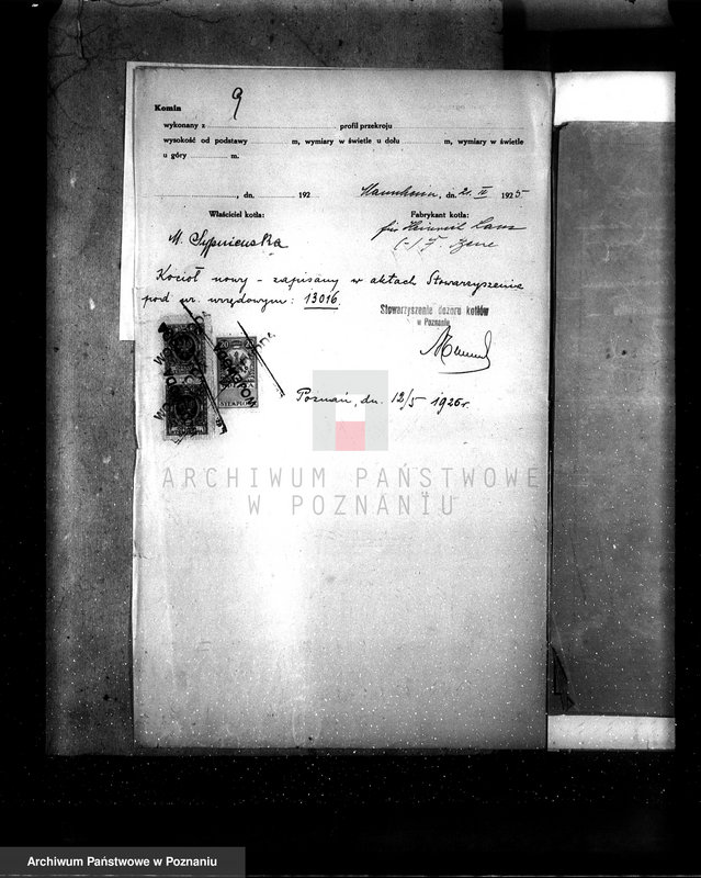 Obraz 13 z jednostki "Majętność Skoraszewice pow. gostyński, własność Sypniewskiego nr woj. kotła 5920"