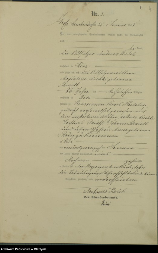 image.from.unit.number "Sterbe-Haupt-Register Nr 1 - 47 i 1 - 49"