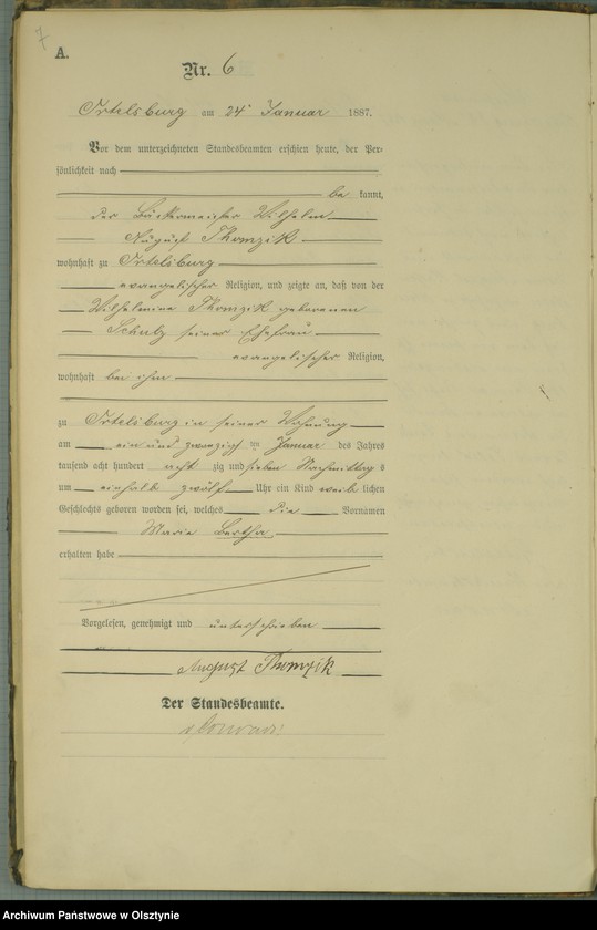 image.from.unit.number "Geburts-Haupt-Register Nr 1 - 106"