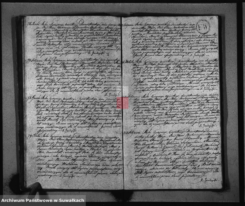 image.from.unit.number "Akta Zeyścia Gminy Filipowskiey od dnia 1 Stycznia do dnia 31 Grudnia 1819"