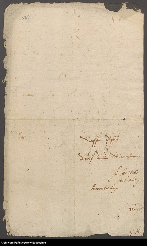 image.from.unit.number "Wulf Jochen Steinwehr aus Schwenz [Świniec] contra Steffen Rohde aus Jassow [Jarszewo] in po prätendierter Leibeigenschaft."