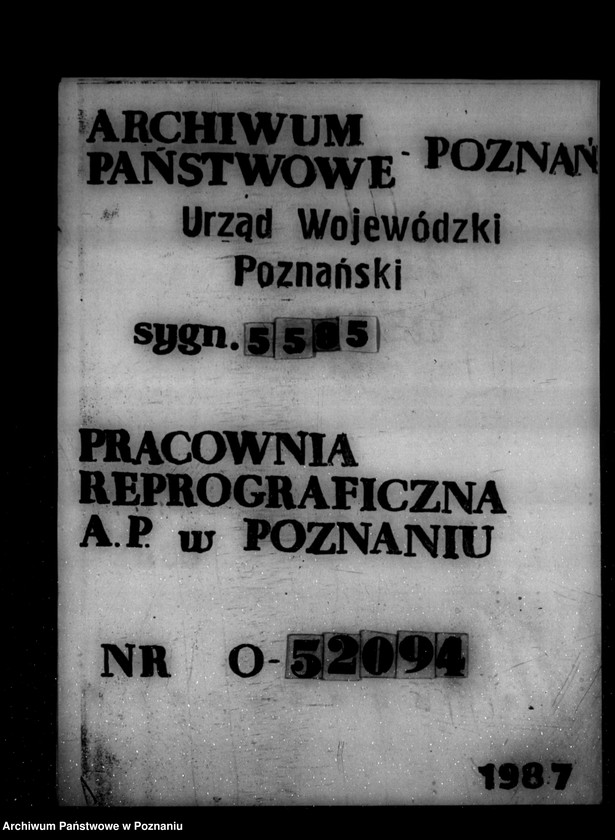 Obraz 1 z jednostki "Meldunek sytuacyjny nr 54 z dnia 1 lipca 1924 r. dotyczące ruchu zawodowego w województwie poznańskim"