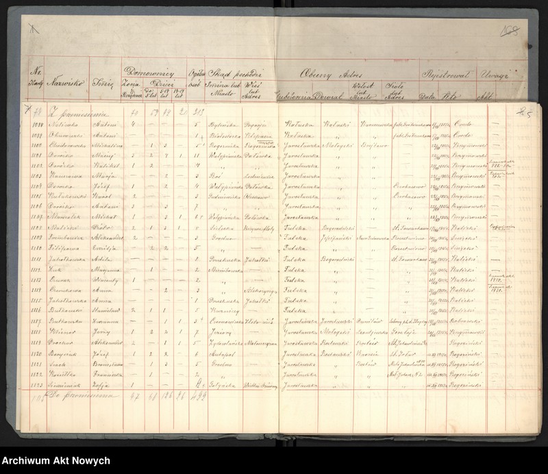 image.from.unit.number "Grodzieńska gubernia. Spis wysiedlonych."