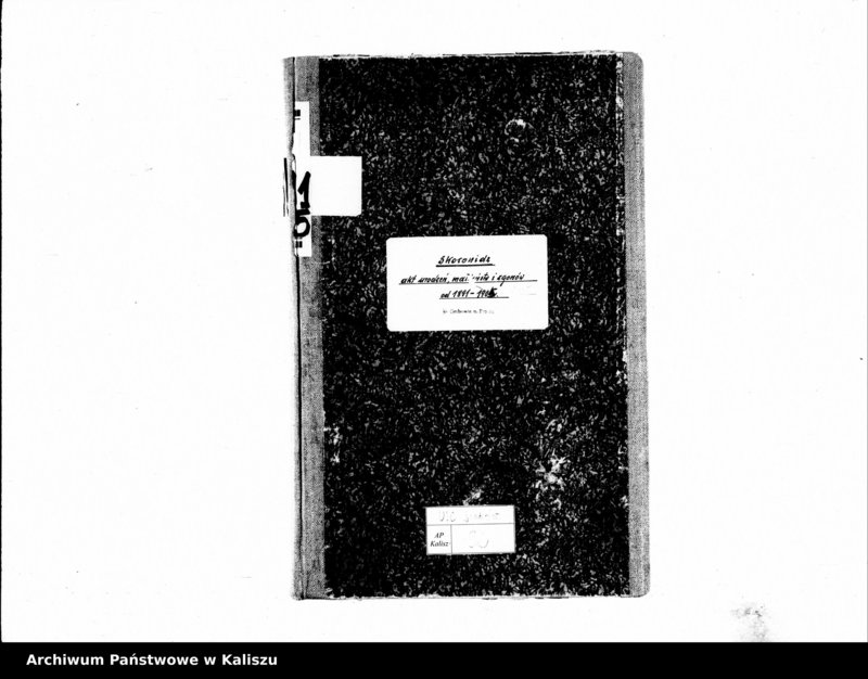 Obraz 3 z jednostki "[Skorowidze urodzeń, małżeństw, zgonów]"