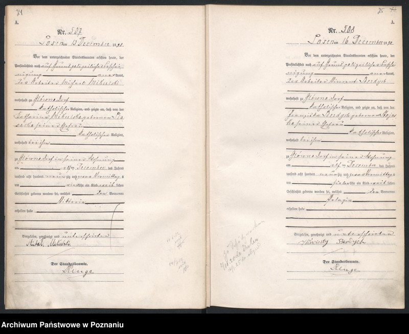 Obraz 16 z jednostki "Księga urodzeń t. II"