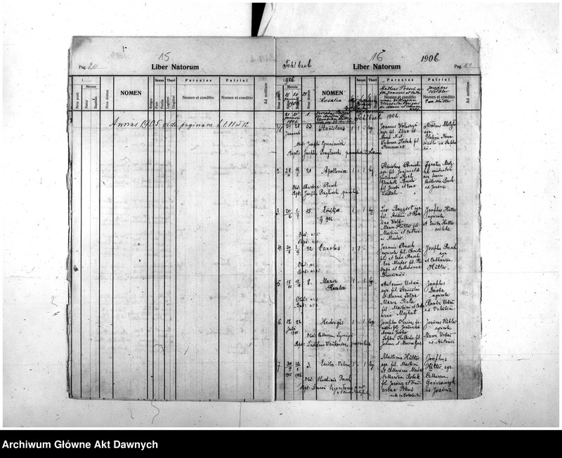 image.from.unit.number "Parafia: różne. Dekanat: różne. Fragmenty akt różnych parafii archidiecezji lwowskiej: 1. Gródek Jagielloński (dek. Gródek) - fragment (prawdopodobnie ekstrakt) księgi urodzeń z lat 1862-1863, 9 s.; 2. Kobylnica/Fehlbach (dek. Lubaczów) - fragment (prawdopodobnie ekstrakt) księgi urodzeń z lat 1901-1904, 1906-1908, 26 s.; 3. Martynów Nowy (dek. Dolina) - fragment księgi zgonów 1871, 1873, 5 s.; 4. Nadwórna (dek. Stanisławów) - fragment księgi urodzeń 1890, 9 s.; 5. Podhajce (dek. Podhajce) - fragment księgi zgonów 1899, 8 s.; 6. Podhorce (dek. Brody) - fragment księgi ślubów 1899-1900, 7 s.; 7. Stanisławów (dek. Stanisławów) - fragment (ekstrakt) księgi zgonów 1876 (pośw. 1877), s. 20; 8. Św. Stanisław (dek. Stanisławów) - fragment (ekstrakt) księgi urodzeń 1929, 2 s.; 9. Tyśmienica (dek. Stanisławów) - fragment księgi zgonów 1876, 2 s.; 10. Załoźce (dek. Brody) - fragment księgi ślubów, lata osiemdziesiąte XIX w., szczątek, 2 s.; 11. Śniatyn (dek. Horodenka) - fragment księgi urodzeń 1882, szczątek 2 s.; 12. Zawałów (dek. Skałat) - fragment (ekstrakt) księgi zgonów 1914, 3 s.; 13. Złotniki (dek. Podhajce) - fragment księgi zgonów 1891, 1 s.."
