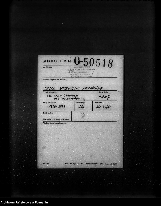 Obraz 2 z jednostki "Las gminy Jaromierz powiat wolsztyński"