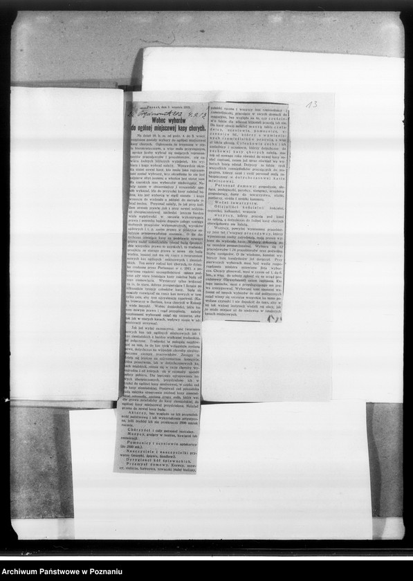 Obraz 17 z jednostki "Ubezpieczenia i renty po zabitych na wojnie [Wycinki prasowe]"