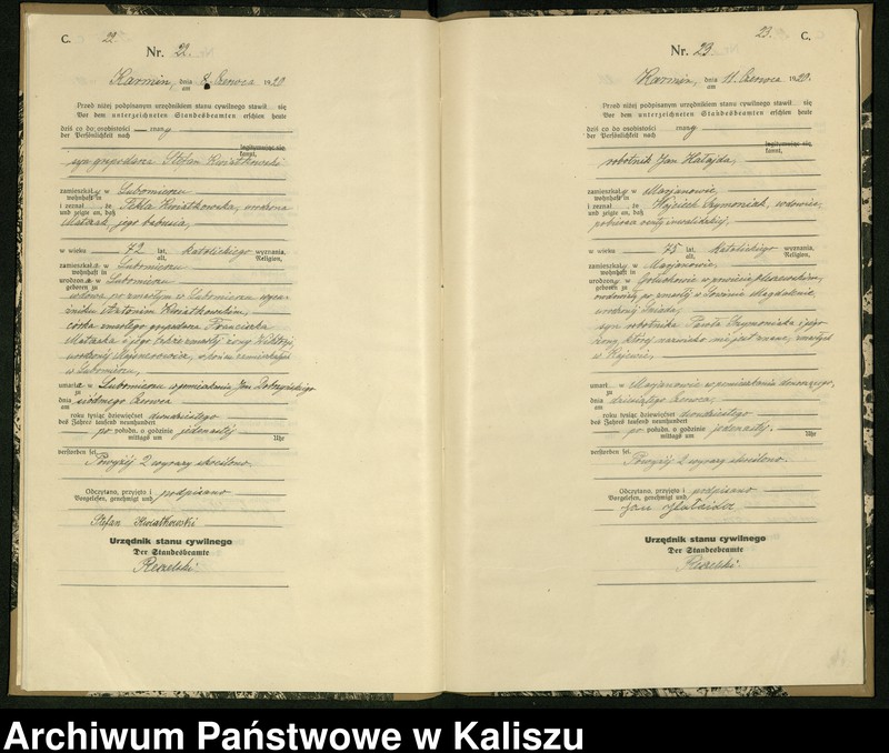 Obraz 15 z jednostki "[Księga zgonów]"
