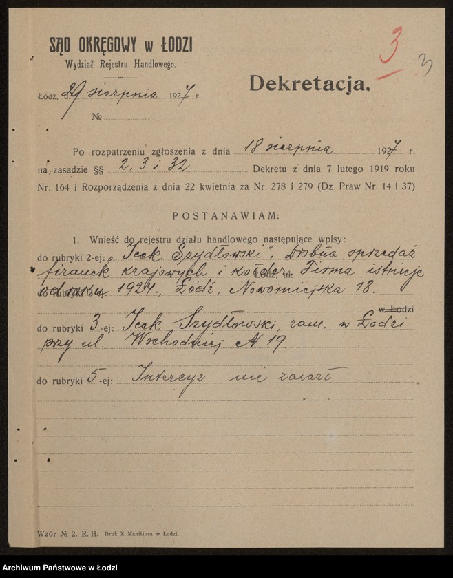 Obraz 5 z jednostki "Icek Szydłowski- sprzedaż firanek i kołder"