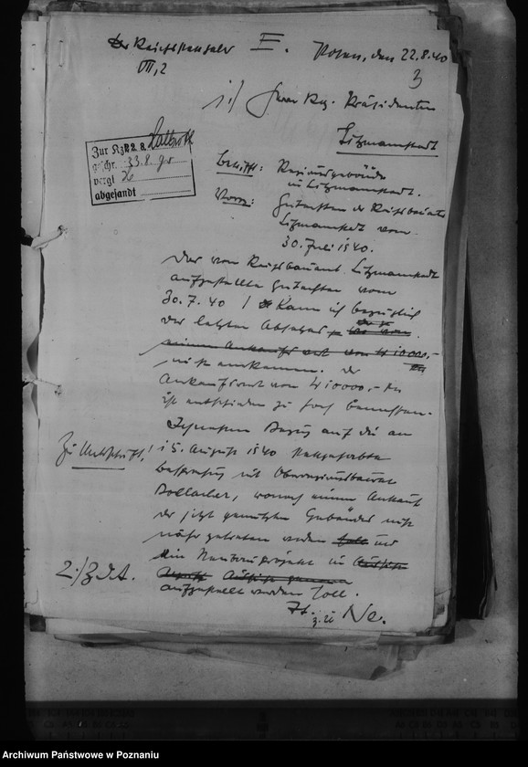 Obraz 9 z jednostki "Regierungsgebäude in Litzmannstadt - Łódź"