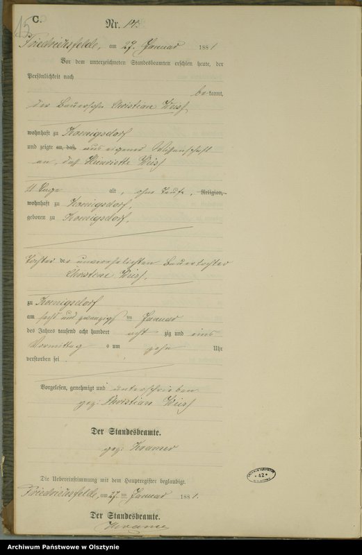 image.from.unit.number "Sterbe-Neben-Register Nr 1 - 84"