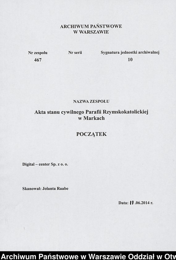 image.from.unit.number "Akta urodzeń, małżeństw i zgonów"